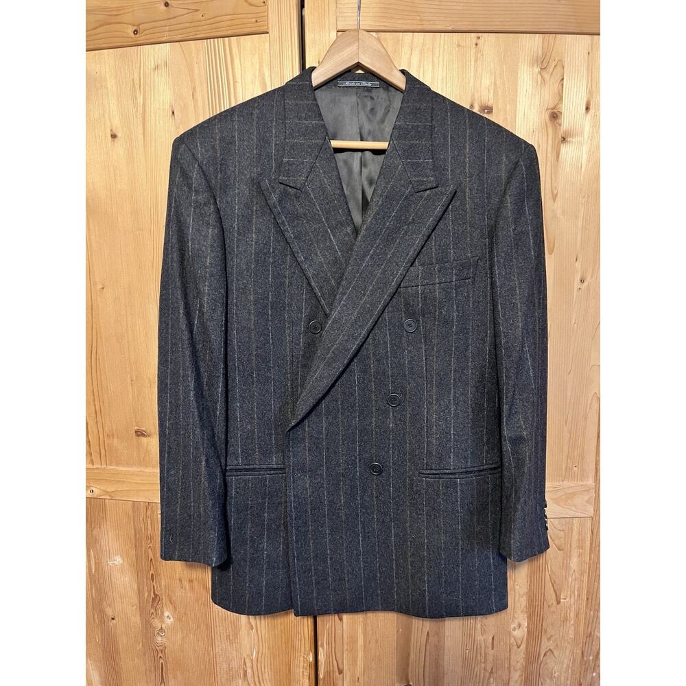 Lubiam Wool Blazer Cerutti 1881 Jacket Suit Size 44R Italy - Read